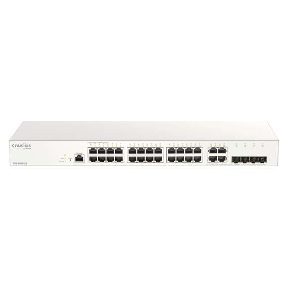 D-Link DBS-2000-28 24-Ports 10/100/1000Mbps + 4-Ports Combo GE/SFP Cloud Networking Switch